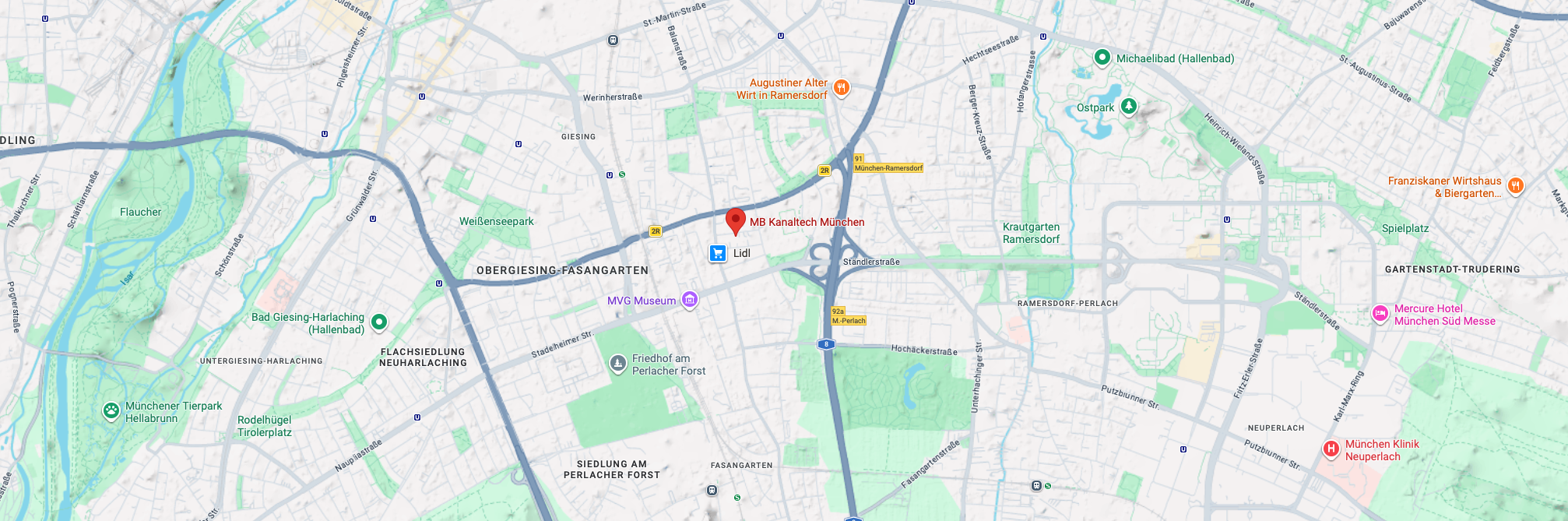 Standort von MB Rohrfix auf Google Maps